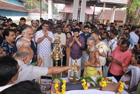 ദിലീപ് ചിത്രം D152 ചിത്രീകരണം ആരംഭിച്ചു; ഷാജി കൈലാസിൻ്റെ മകൻ ജഗൻ സംവിധായകൻ