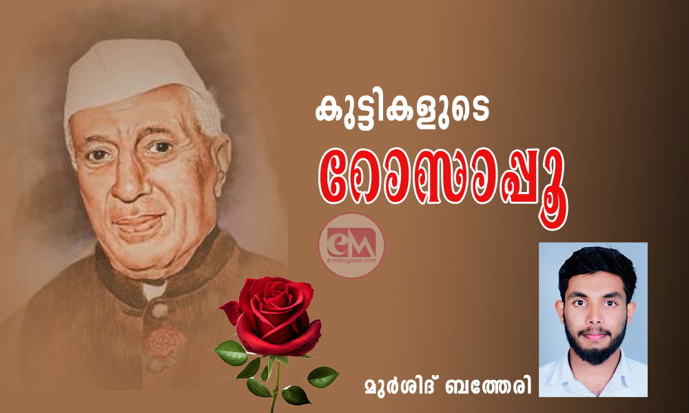കുട്ടികളുടെ റോസാപ്പൂ (കവിത: മുർശിദ് ബത്തേരി)