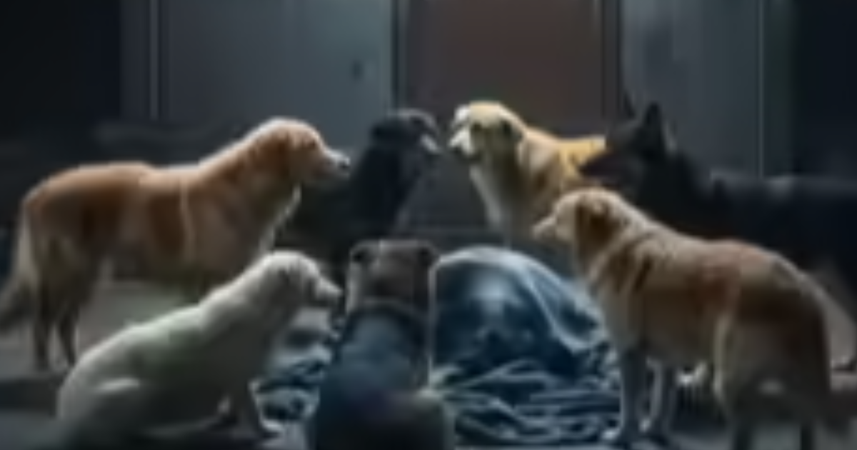 അച്ഛനമ്മമാർ ഉപേക്ഷിച്ചു ; കൊടും തണുപ്പിൽ ചോരക്കുഞ്ഞിന് കാവൽ നിന്ന് തെരുവുനായകൾ