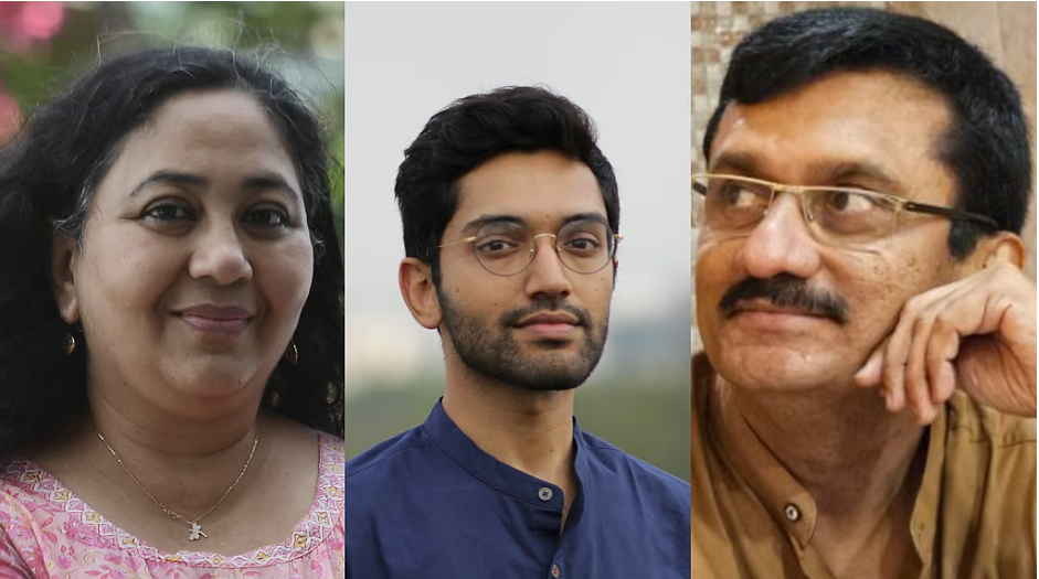 ക്രോസ്‌വേർഡ് ബുക്ക് പുരസ്കാരവേദിയിലെ മലയാളിത്തിളക്കം; എഴുത്തുകാരായ മനോജ് കുറൂ‍ർ, മനു എസ്. പിള്ള, ജെ. ദേവിക എന്നിവർക്ക് പുരസ്കാരം