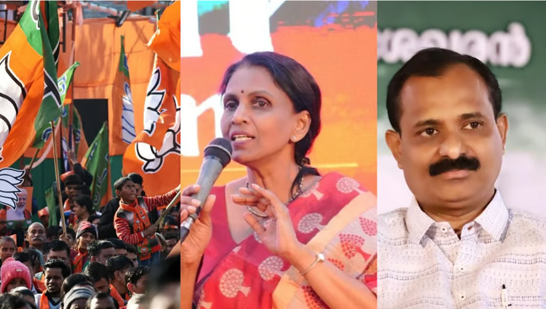 തിരുവനന്തപുരം കോർപ്പറേഷൻ; ചെങ്കോട്ട തകർത്ത് എൻഡിഎ, ചരിത്രപരമായ മുന്നേറ്റം