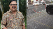 നടന്റെ കാറിൽ വന്നിടിച്ചത് അതിവേഗത്തിൽ വന്ന ബൈക്ക് ; മണിയൻപിള്ള രാജുവിന്റെ കാർ അപകടത്തിന്റെ സിസിടിവി ദൃശ്യങ്ങൾ പുറത്ത്