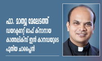 ഫാ. മാത്യു മേലേടത്ത് ഡയറക്ടറേറ്റ് ഓഫ് ക്നാനായ കാത്തലിക്സ് ഇൻ കാനഡയുടെ പുതിയ ചാപ്ലൈൻ