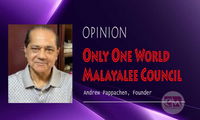 Only One World Malayalee Council (OPINION: Andrew Pappachen, Founder)