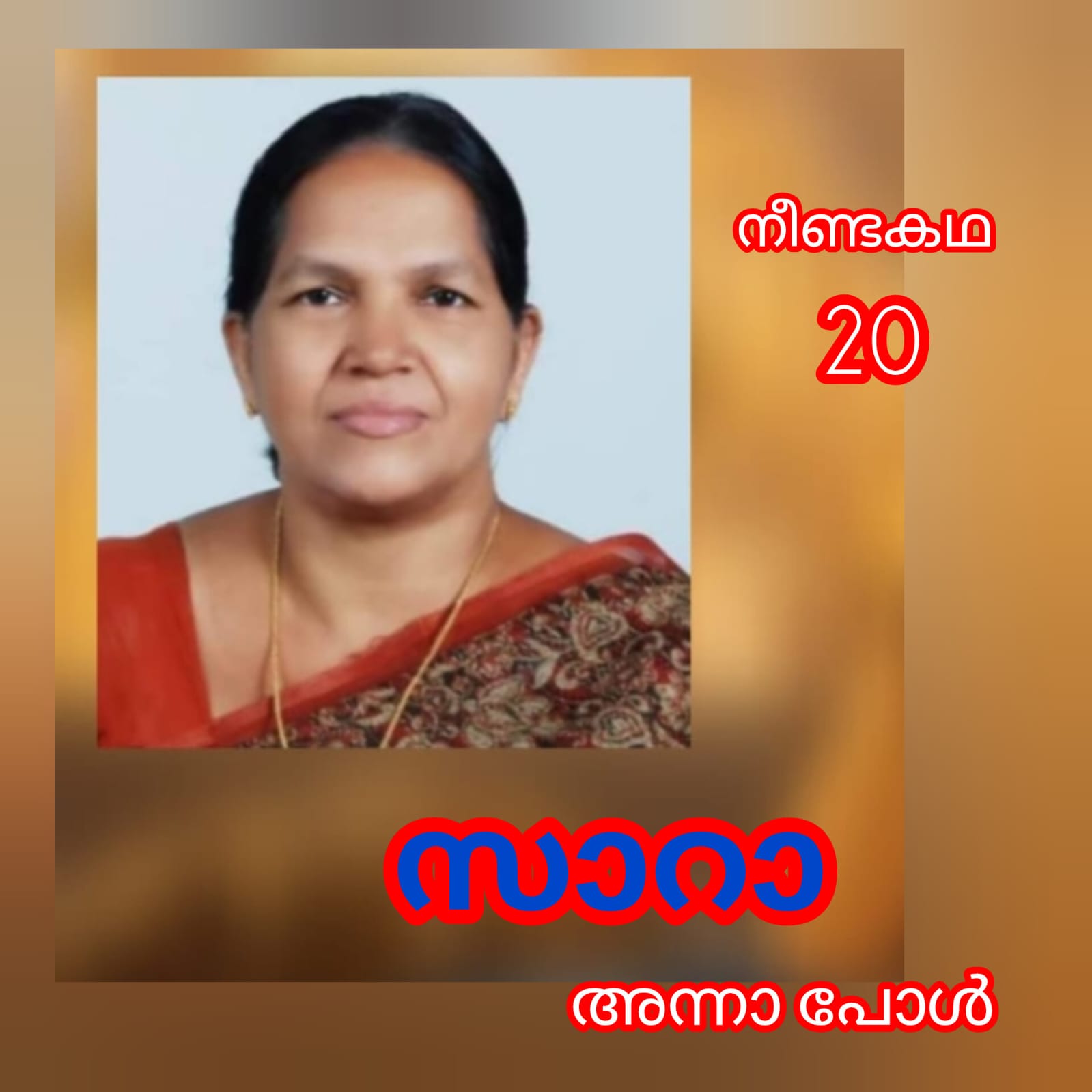 നീണ്ട കഥ ( സാറാ - 20: അന്നാ പോൾ )