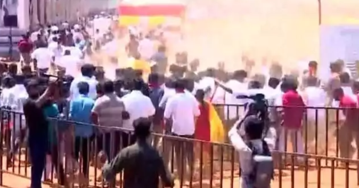 വിജയ്യുടെ റാലിക്കിടെ വീണ്ടും അപകടം: രണ്ട് സ്ത്രീകളടക്കം ആറു പേര്ക്ക് പരിക്ക്