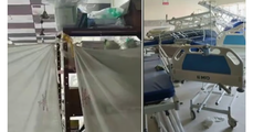 ഐസിയു പ്രവർത്തിക്കുന്നത് തുണികെട്ടി മറച്ച താത്കാലിക വാർഡിൽ, മെഡിക്കൽ കോളേജിൽ പ്രതിസന്ധി രൂക്ഷം; തീപിടിത്തം കഴിഞ്ഞ് മാസമായിട്ടും എങ്ങുമെത്താതെ പുനരുദ്ധാരണം