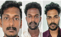 മുന്‍ വൈരാഗ്യത്തില്‍ പൂര്‍ണ്ണ ഗര്‍ഭിണിക്ക് മര്‍ദ്ദനം; മൂന്നു പേര്‍ അറസ്റ്റില്‍