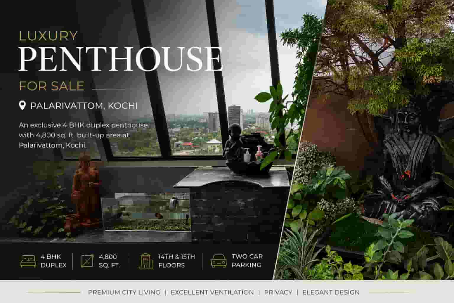 Luxury Penthouse for Sale at Palarivattom, Kochi