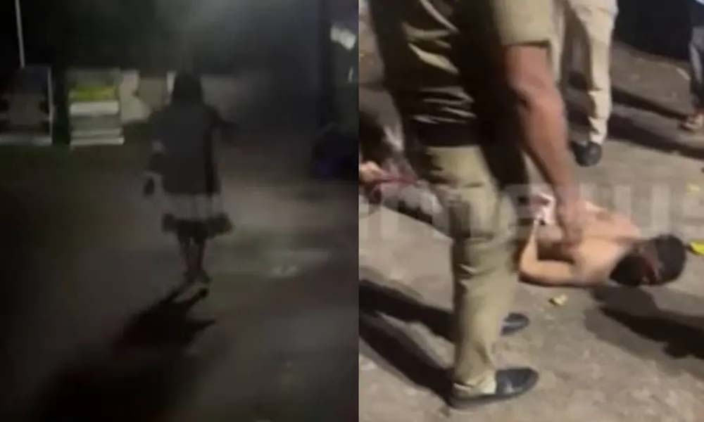 ആലുവയില് ലഹരിമൂത്ത് റോഡില് ഭീകരാന്തരീക്ഷം സൃഷ്ടിച്ച് യുവാവും യുവതിയും; കൈകാലുകള് കെട്ടിയിട്ട് ആശുപത്രിയിലേക്ക് മാറ്റി