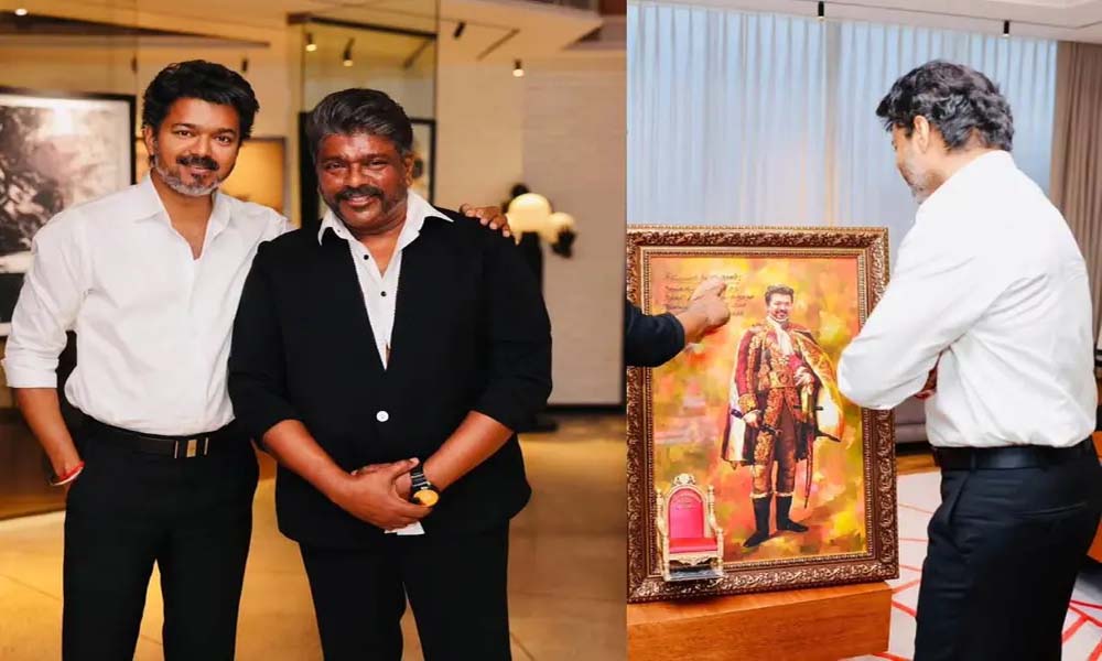 വിമര്‍ശനത്തിന് പിന്നാലെ സമ്മാനങ്ങളുമായി വിജയ്യെ കാണാനെത്തി പാര്‍ഥിപന്‍