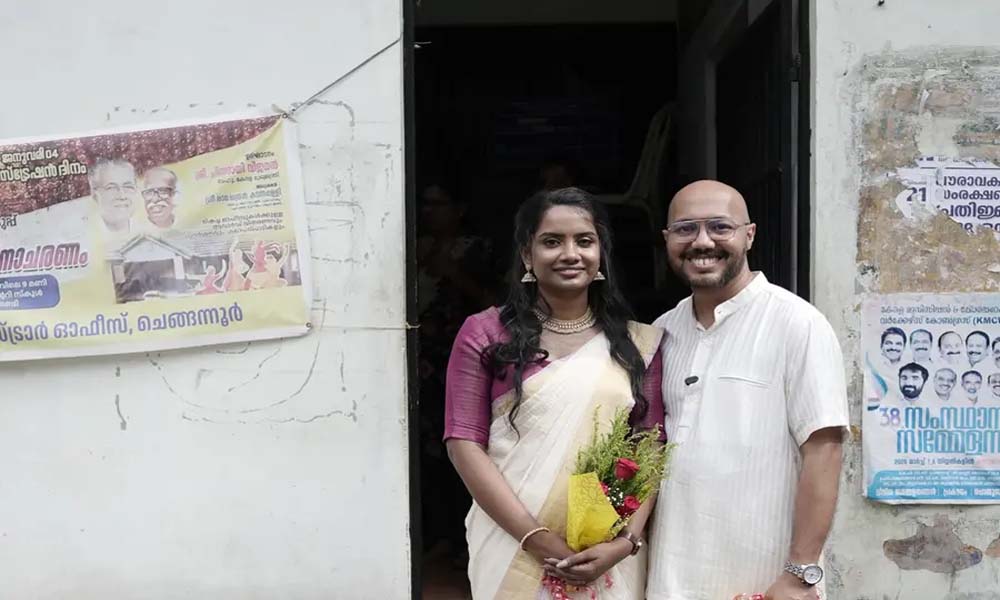 സംഗീതസംവിധായകനും നടനുമായ ആനന്ദ് മധുസൂദനന് വിവാഹിതനായി