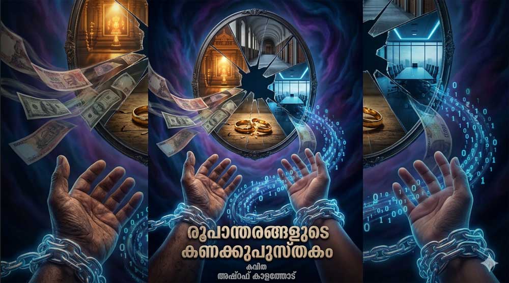 രൂപാന്തരങ്ങളുടെ കണക്കുപുസ്തകം (കവിത: അഷ്റഫ് കാളത്തോട്)