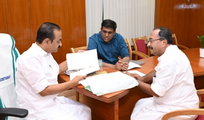 സംസ്ഥാന ബജറ്റിൽ തിരുവല്ലയുടെ വികസന ആവശ്യങ്ങൾ ഉൾപ്പെടുത്തണം; മുഖ്യമന്ത്രിയുമായി കൂടിക്കാഴ്ച നടത്തി  എം.എൽ.എ അഡ്വ. വർഗീസ് മാമ്മൻ