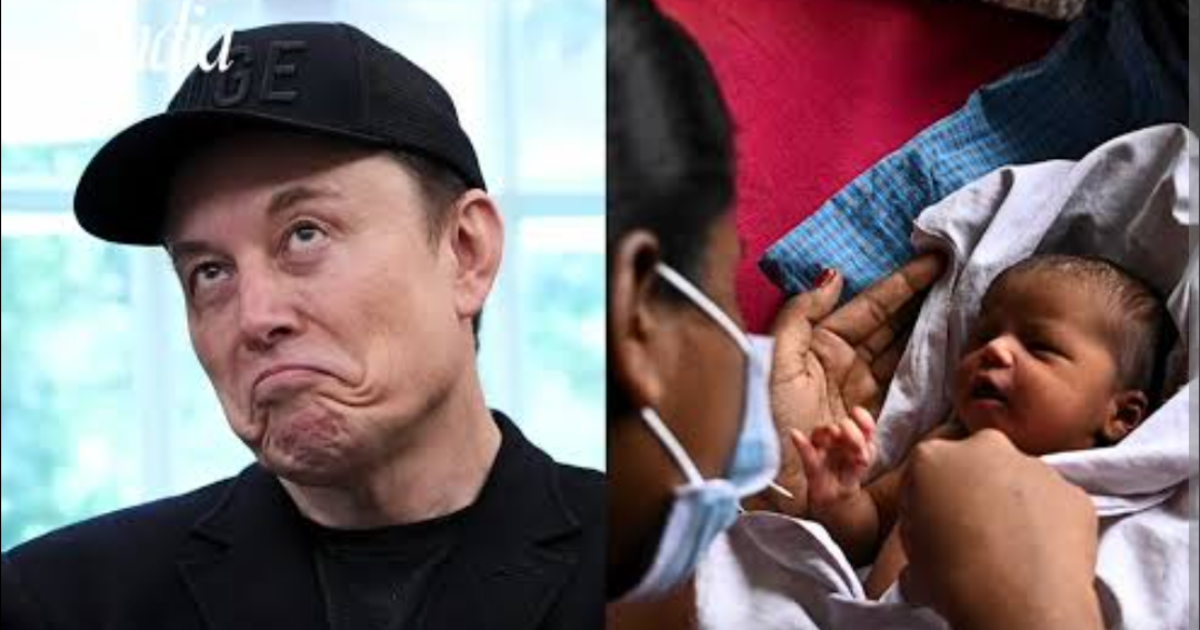ഇന്ത്യയിൽ പ്രത്യുത്പാദന നിരക്ക് കുത്തനെ താഴേക്ക്; ആശങ്ക പങ്കുവെച്ച് ഇലോൺ മസ്ക്