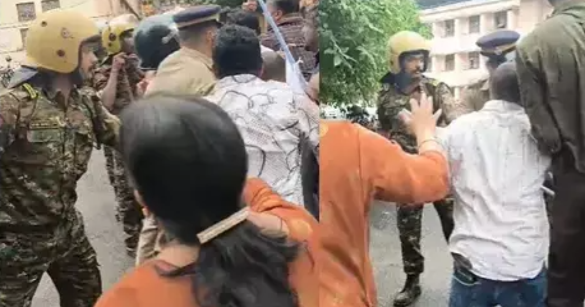 തൃശൂരിൽ നേഴ്സുമാരെ  പോലീസ് മർദിച്ച സംഭവം; നഴ്‌സുമാർ  സൂചനാ പണി മുടക്കും കരിദിനവും നടത്തി 
