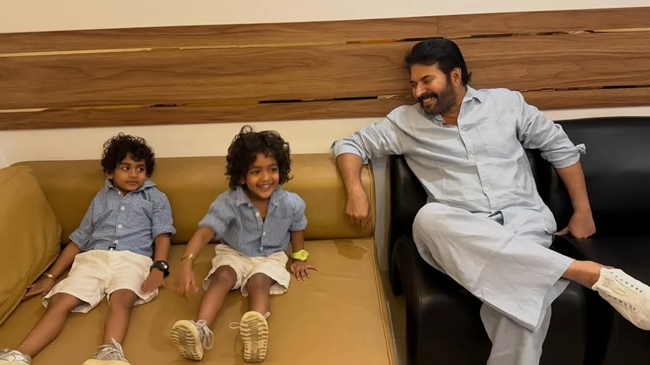 ഉയിരിനും ഉലകിനുമൊപ്പം സ്റ്റൈലിഷ് ലുക്കിൽ മമ്മൂക്ക