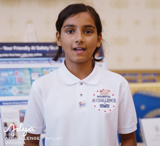 ഇന്ത്യൻ-അമേരിക്കൻ വിദ്യാർത്ഥിനിയുടെ എ.ഐ. പ്രോജക്ടിനെ പ്രശംസിച്ച് മെലാനിയ ട്രംപ്