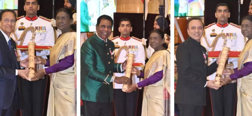 ഇന്ത്യൻ-അമേരിക്കക്കാർക്ക് പത്മ ബഹുമതികൾ; ഡോ. ദത്താത്രേയുഡു നോറിയും വിജയ് അമൃത്രാജും പത്മഭൂഷൺ, ഡോ. പ്രതീക് ശർമയ്ക്ക് പത്മശ്രീ