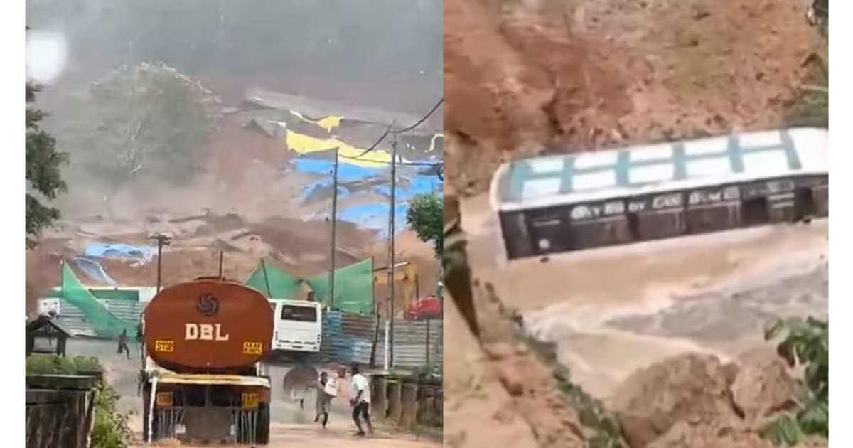 തൊഴിലാളികളുമായി വന്ന ബസ് ഒലിച്ചുപോയി, പള്ളിയും വീടും തകർന്നു ; വയനാട്ടിലെ മണ്ണിടിച്ചിലിൽ നിരവധി പേർ കുടുങ്ങിക്കിടക്കുന്നതായി സംശയം, രക്ഷാപ്രവർത്തനം പ്രതിസന്ധിയിൽ