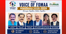 നടപ്പാക്കാനുള്ള സ്വപ്ന പദ്ധതികളുടെ കരുത്തുമായി ടീം വോയ്‌സ് ഓഫ് ഫോമായുടെ പത്ത് ഇന പ്രകടനപത്രിക