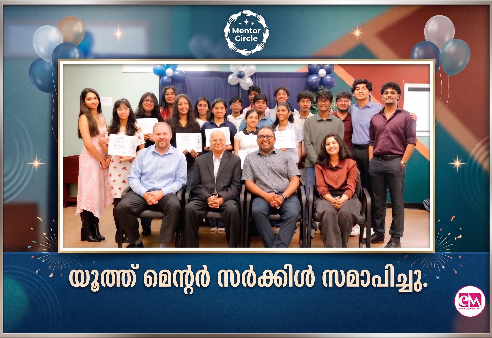 യൂത്ത് മെന്റര് സര്ക്കിള് സമാപിച്ചു.