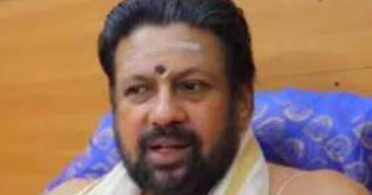ശബരിമല തന്ത്രിസ്ഥാനം ഒഴിയാൻ കണ്ഠര് രാജീവര്; ദേവസ്വം ബോർഡിന് കത്ത് നൽകി: മകനെ തന്ത്രിയാക്കണമെന്നാവശ്യം