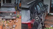 നിയന്ത്രണം വിട്ടെത്തിയ കാർ വീടിനുള്ളിലേക്ക് ഇടിച്ചുകയറി അപകടം