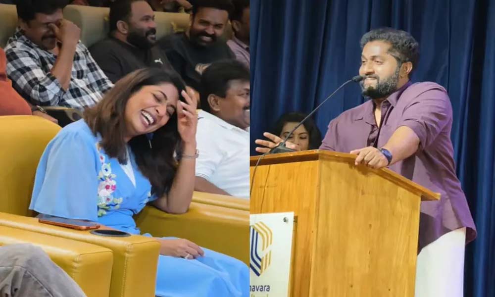 'ഞാന് മുഖ്യമന്ത്രിയായി സത്യപ്രതിജ്ഞ ചെയ്യുമ്പോള് മുന്നിരയില് നവ്യ ഉണ്ടാകണം'; ധ്യാനിന് മറുപടിയുമായി താരം