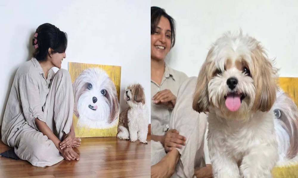 നായക്കുട്ടിക്ക് സര്പ്രൈസ് ഒരുക്കി മഞ്ജു വാര്യര്