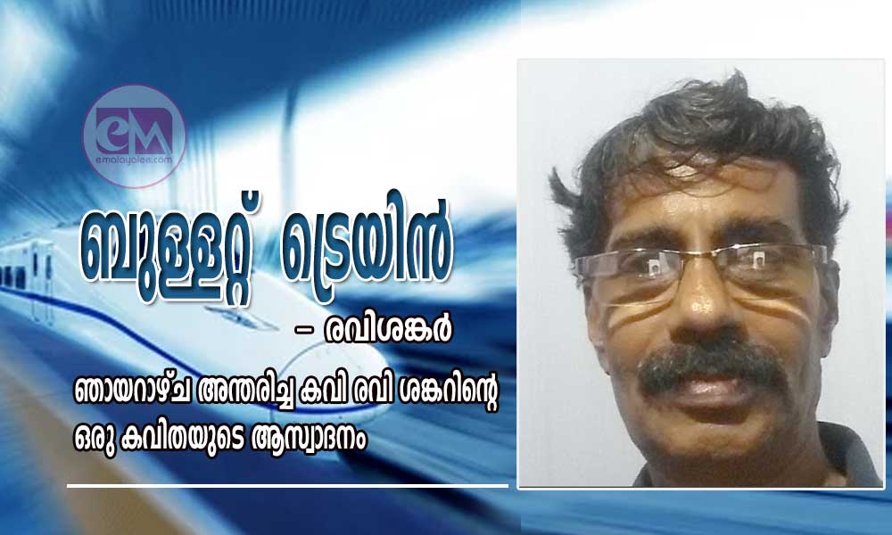 ബുള്ളറ്റ് ട്രെയിന് - രവിശങ്കര് (ആസ്വാദനം)