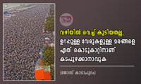 വഴിയിൽ വെച്ച് കൂടിയതല്ല,ഉറപ്പുള്ള വേരുകളുള്ള മരങ്ങളെ ഏത്‌ കൊടുകാറ്റിനാണ് കടപുഴക്കാനാവുക (ജോസ് കാടാപുറം)