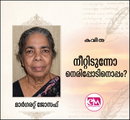 നീറ്റിടുന്നോ നെരിപ്പോടിനൊപ്പം? (കവിത : മാര്‍ഗരറ്റ് ജോസഫ് )