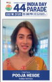 പൂജ ഹെഗ്‌ഡെ ഉൾപ്പെടുന്ന താരനിര ന്യൂയോർക്ക് ഇന്ത്യാ ഡേ പരേഡിന്റെ മാറ്റുകൂട്ടും  
