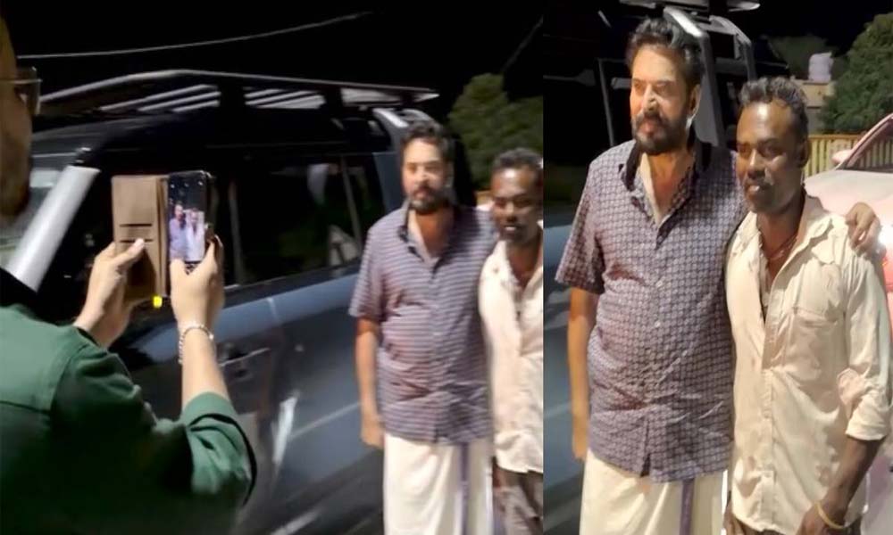 വഴിതെറ്റി സഞ്ചരിച്ച മമ്മൂട്ടിക്ക് വഴി പറഞ്ഞ് കൊടുത്ത് തമിഴ്നാട് സ്വദേശി; ഒപ്പം ഫോട്ടോയ്ക്ക് പോസ് ചെയ്ത് മഹാനടന്
