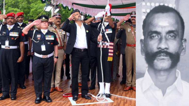 സ്വാതന്ത്ര്യദിനാഘോഷത്തിനിടെ കുഴഞ്ഞു വീണ പൊലീസുകാരന് മരിച്ചു; 30 ലക്ഷം രൂപ ധനസഹായം പ്രഖ്യാപിച്ച് മുഖ്യമന്ത്രി വിജയ്