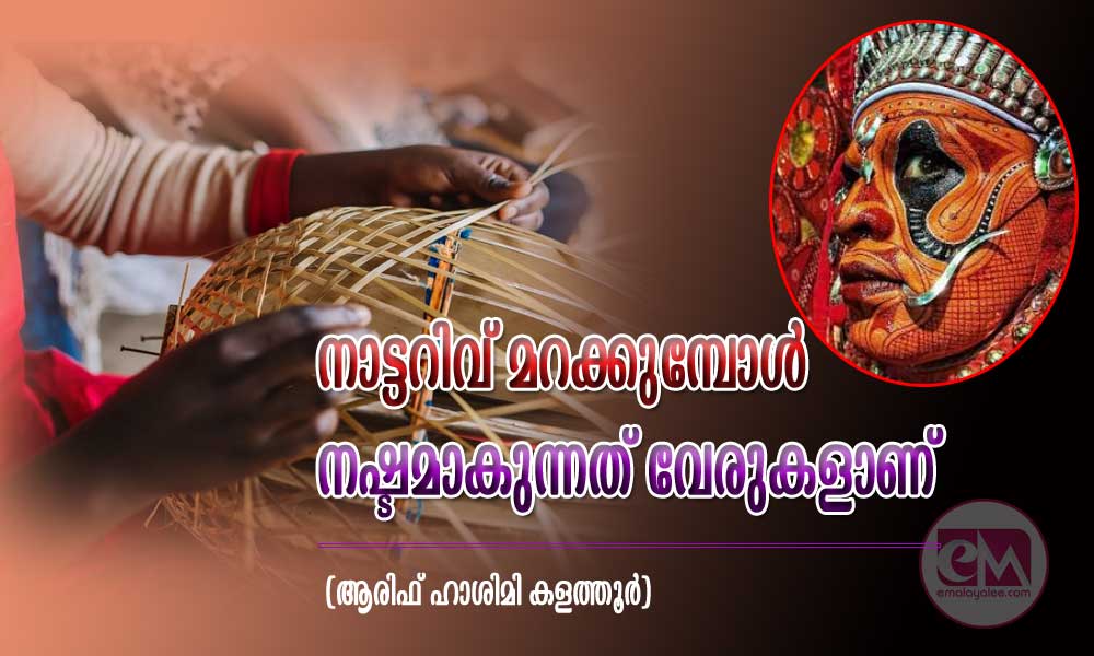 നാട്ടറിവ് മറക്കുമ്പോൾ നഷ്ടമാകുന്നത് വേരുകളാണ് (ആരിഫ് ഹാശിമി കളത്തൂർ)