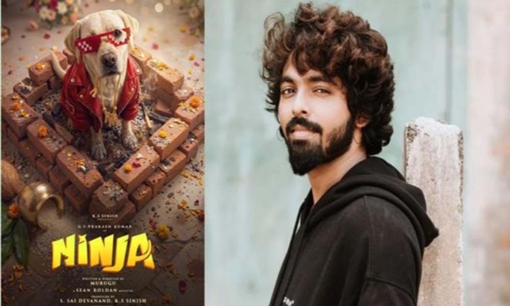 ജി.വി. പ്രകാശിന്റെ 'നിഞ്ച' ചിത്രീകരണത്തിനു തുടക്കം; നായയും സുപ്രധാന കഥാപാത്രം
