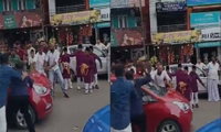  നബിദിന റാലിക്കിടയിലേക്ക് കാര്‍ ഇടിച്ചു കയറി; മൂന്ന് കുട്ടികള്‍ക്ക് പരിക്ക്