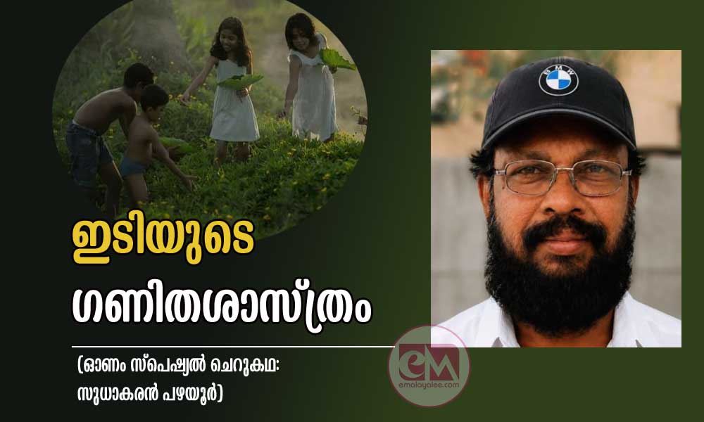 ഇടിയുടെ ഗണിതശാസ്ത്രം (ഓണം സ്പെഷ്യൽ ചെറുകഥ: സുധാകരൻ പഴയൂർ)