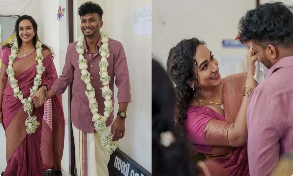 വലിയൊരു വിവാഹത്തിന് മുന്പേ ഒരു കൊച്ചു വിവാഹം; രജിസ്റ്റര് വിവാഹത്തിന്റെ ചിത്രങ്ങളുമായി നീലിന്