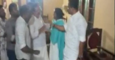 രമ്യ ഹരിദാസ് എംഎൽഎയും പ്രാദേശിക കോണ്‍ഗ്രസ് നേതാക്കളും തമ്മിൽ വാക്കേറ്റവും കയ്യാങ്കളിയും