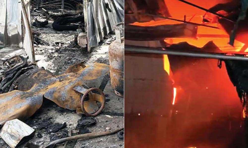 നിലമ്പൂരില് വീട്ടിലെ ഗ്യാസ് സിലിന്ഡര് പൊട്ടിത്തെറിച്ചു; വന് തീപ്പിടിത്തം, പാത്രങ്ങളും ഉപകരണങ്ങളും കത്തിനശിച്ചു