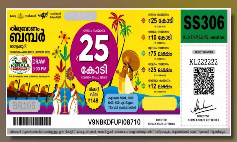 ലോട്ടറിയിലും വ്യാജന്; തിരുവോണം ബമ്പറിന്റെ പേരില് ഓണ്ലൈന് തട്ടിപ്പ്, ജാഗ്രത വേണമെന്ന് പൊലീസ്