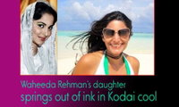 Waheeda Rehman’s daughter springs out of ink in Kodai cool (Kurian Pampadi)