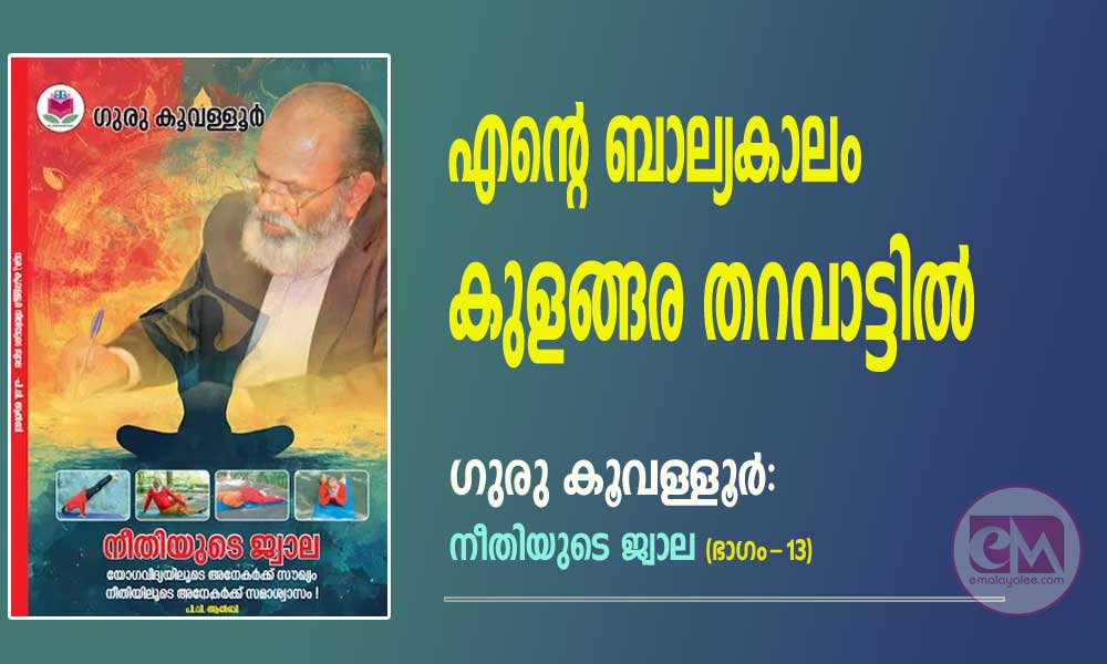 എന്റെ ബാല്യകാലം കുളങ്ങര തറവാട്ടില് (ഗുരു കൂവള്ളൂര് -നീതിയുടെ ജ്വാല (ഭാഗം 13)