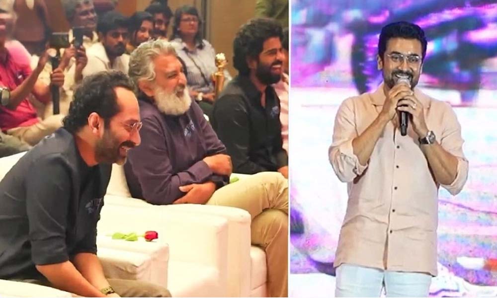  'ഫഹദിനെപ്പോലെ സിനിമ തിരഞ്ഞെടുക്കാന്‍ കഴിഞ്ഞിട്ടില്ല'; അപൂര്‍വ സൗഹൃദത്തെക്കുറിച്ച് സൂര്യ