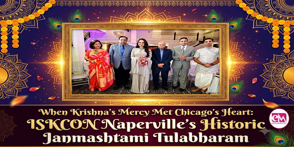 When Krishna's Mercy Met Chicago's Heart: ISKCON Naperville's Historic Janmashtami Tulabharam Turns Faith into a Living Temple