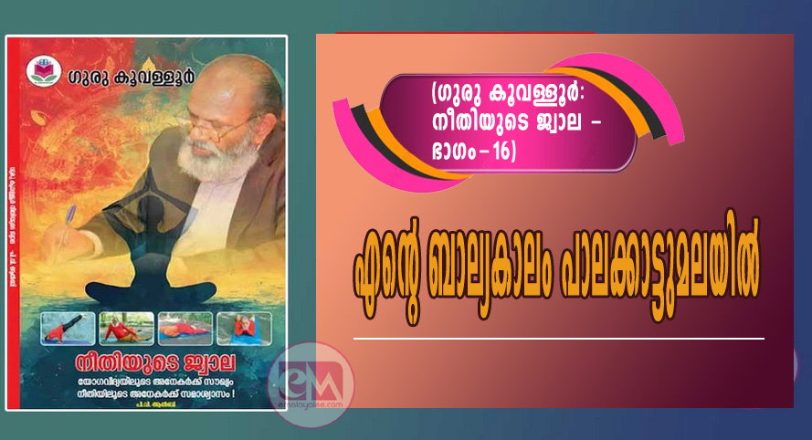 എന്റെ ബാല്യകാലം പാലക്കാട്ടുമലയില് (ഗുരു കൂവള്ളൂര് - നീതിയുടെ ജ്വാല: ഭാഗം: 16)