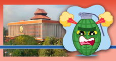 കഞ്ചാവ്, ബിയര്‍ കുപ്പി, ഗ്രനേഡ് ഷെല്‍, ഫൈബര്‍ ലാത്തി; ജനാധിപത്യത്തിന്റെ ശ്രീകോവിലില്‍ എത്തിയ രാഷ്ട്രീയ സമരായുധങ്ങള്‍ (എ.എസ് ശ്രീകുമാര്‍)
